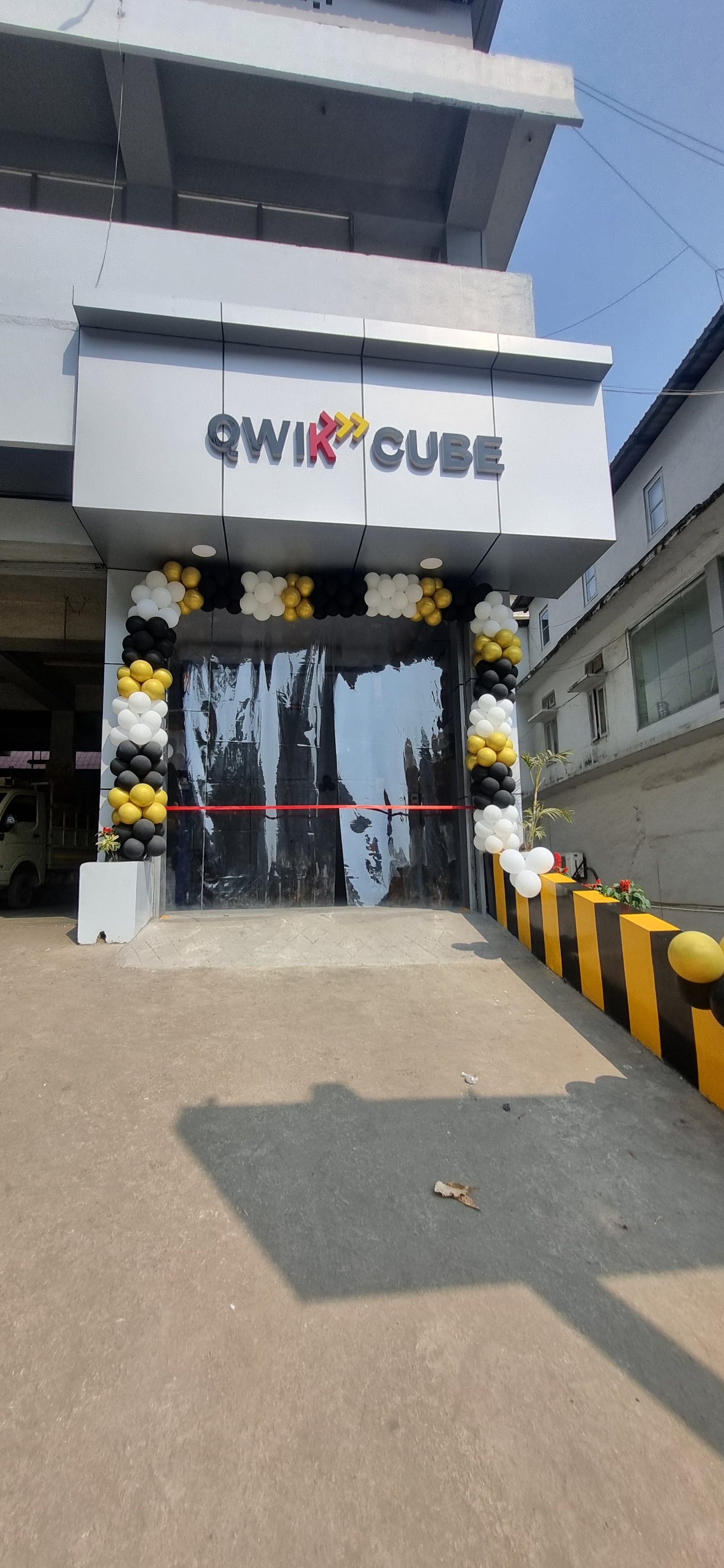 North East 1st Qwik cube set up